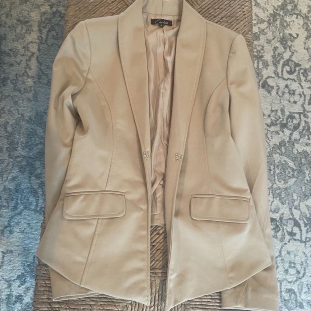Tan Blazer Size Small
